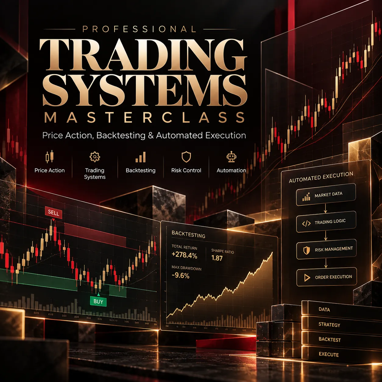 Professional Trading Systems Masterclass: Price Action, Backtesting & Automated Execution
