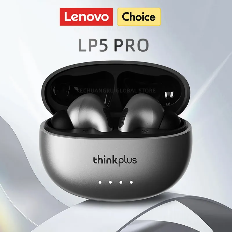 Lenovo LP5 PRO Wireless Bluetooth 5.4 Earphones TWS HiFi Sound Headphones Gaming Sports Earbuds LP5Pro Headset with Mic 2026 — product photo
