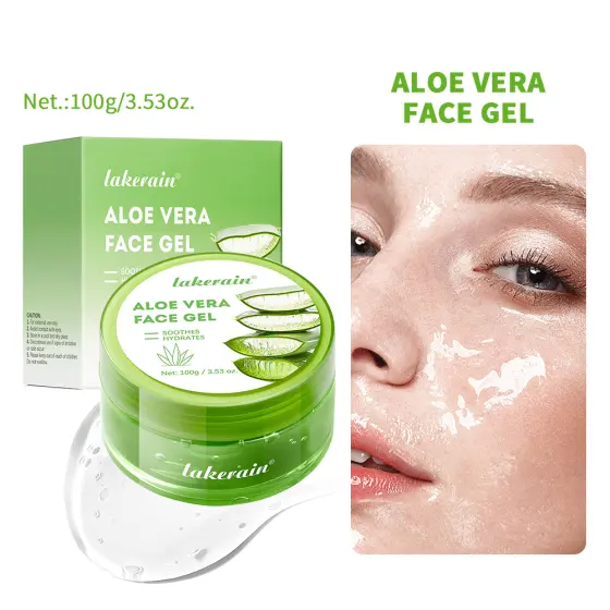 Aloe Vera Extract Skin Care Lightening Moisturizing Soothing Natural Organic Aloe Vera Gel Reduce Redness Hydrate Exfoliation